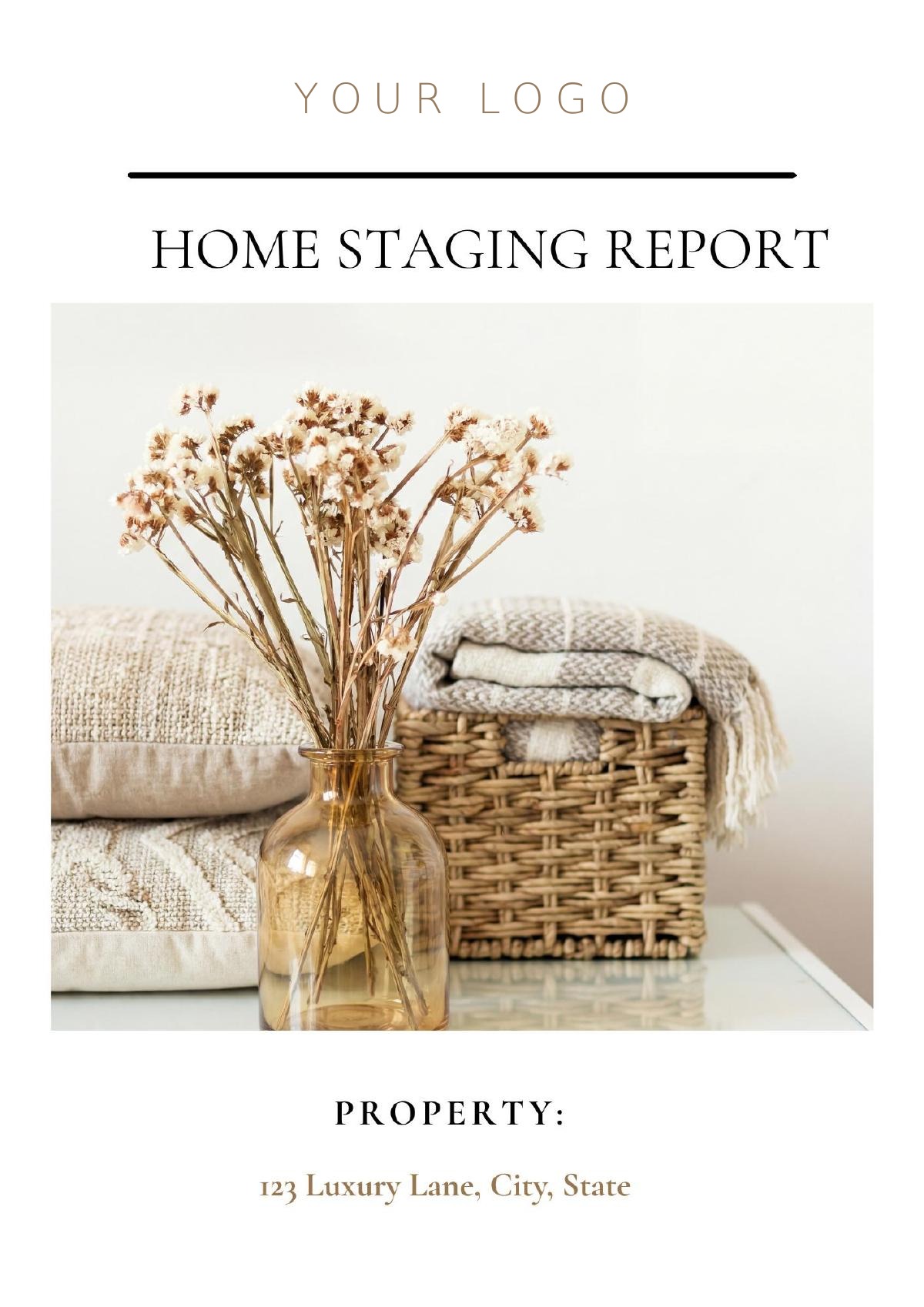 Home Staging Report page 1